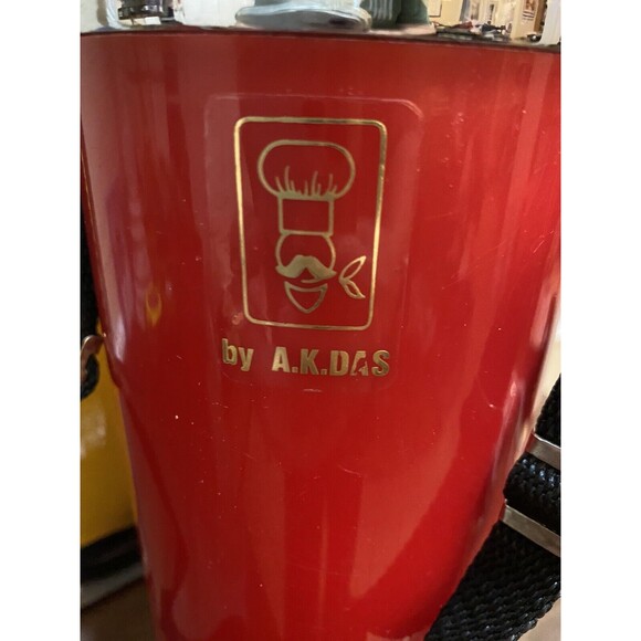 Hot to Trot Thermal no. 1006 by AK DASS Made in USA Thermos Red - Open Box - Picture 2 of 8